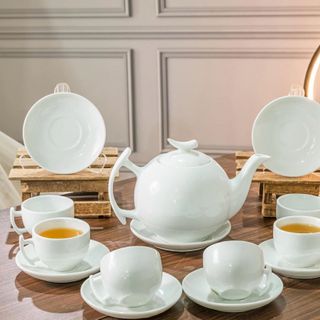 Bộ ấm trà gốm sứ giá rẻ từ Bát Tràng Duy Anh