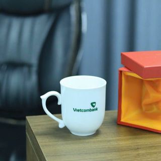 Cốc ngọn lửa có nắp gốm sứ Bát Tràng Duy Anh