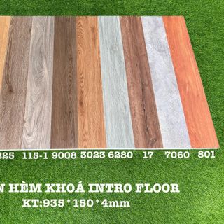 sàn nhựa giả gỗ hèm khoá 4mm
