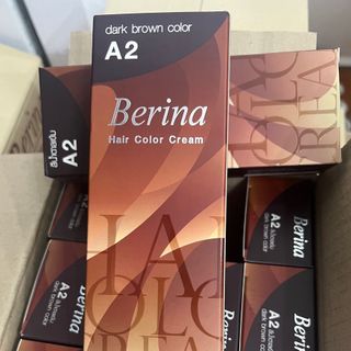 Thuốc nhuộm tóc Berina A2 Thái Lan màu nâu đen