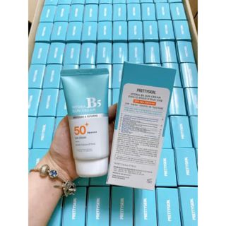 Kem Chống Nắng Phục Hồi Dưỡng Trắng B5 Prety Skin Hàn Quốc Hydra B5 Sun Cream 70 ml