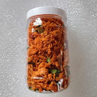 Khô gà lá chanh hương vị đậm đà, cay nhẹ, món ăn vặt yêu thích của giới trẻ túi 500g - CTB630