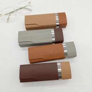 Hộp Đựng Kính Bọc Da PU Hộp Kính Cận Lót Nỉ