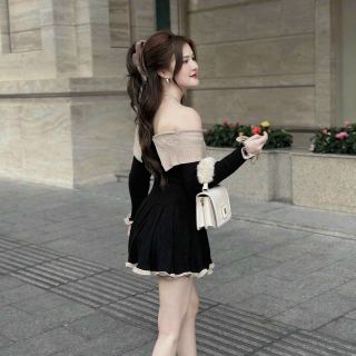 ĐẦM THUN KIỂU BẸT VAI - LÊ PHƯƠNG BOUTIQUE