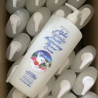 Sữa tắm Ajola Milk Sữa Dê 1200ml Sữa tắm DêAjola Naturally có chứa vitamin E có tác dụng ngăn ngừa lão hóa hiệu quả.