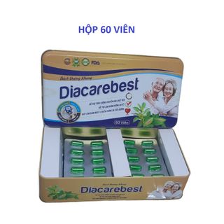 Viên uống Bách Đường Khang Diacarebest giúp giảm nguy cơ biển chứng do tiểu đường hộp 60 viên