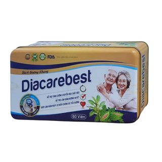Viên uống Bách Đường Khang Diacarebest giúp giảm nguy cơ biển chứng do tiểu đường hộp 60 viên