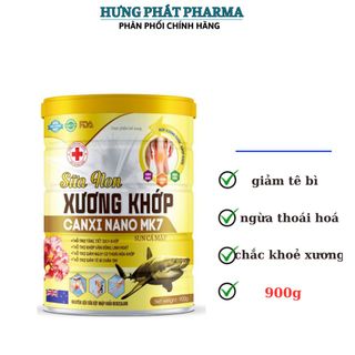 Sữa Non Xương Khớp Canxi Nano MK7 Sụn Cá Mập giúp tăng hấp thu, tăng sức khỏe, nâng cao đề kháng hộp 900g giá sỉ