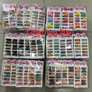 Kẹp hoa vỉ 2 cái hộp 40 vỉ 80 cái sản phẩm có giá trên(theo lốc bịch hộp)