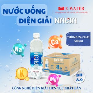 Nước uống điện giải NAWA chai 500ml -- Bù Nước Bù Khoáng