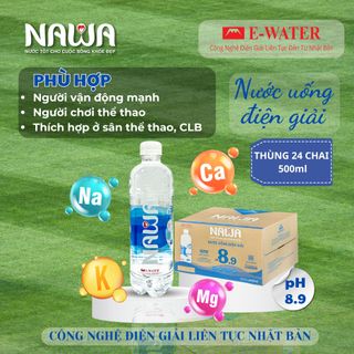 Nước uống điện giải NAWA chai 500ml -- Bù Nước Bù Khoáng