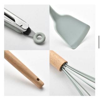 Bộ dụng cụ nhà bếp silicon món chịu nhiệt tốt dụng cụ nấu ăn làm bánh chống dính dễ dàng vệ sinh