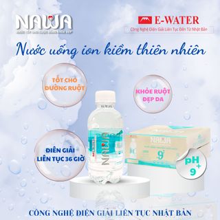 Nước uống ion kiềm thiên nhiên NAWA chai 250ml - Tốt cho đường ruột