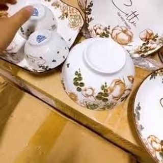 Đĩa Sứ Xoài 27 Hoa 022 (THÙNG 30C)