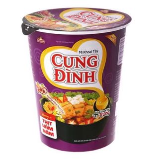 MÌ LY CUNG ĐÌNH CÁC VỊ 65GR 1 Ly - NỬA THÙNG 12 LY (DATE MỚI)