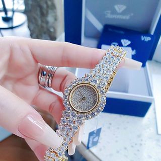 ĐỒNG HỒ NỮ CHÍNH HÃNG FUNMEI F00 FULL ĐÁ PHA LÊ ĐI KÈM TEM KÍCH HOẠT ĐIỆN TỬ BẢO HÀNH CHÍNH HÃNG 2