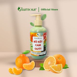Dầu Gội Bồ Kết Cam Quýt Cô Đặc Glamour chai 500gr, dầu gội thảo mộc ngăn ngừa rụng tóc, làm sạch gàu