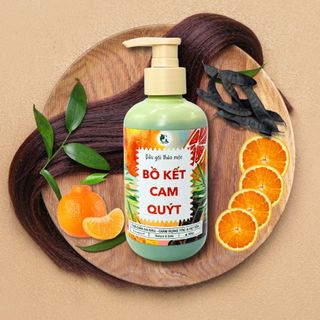 Dầu Gội Bồ Kết Cam Quýt Cô Đặc Glamour chai 500gr, dầu gội thảo mộc ngăn ngừa rụng tóc, làm sạch gàu