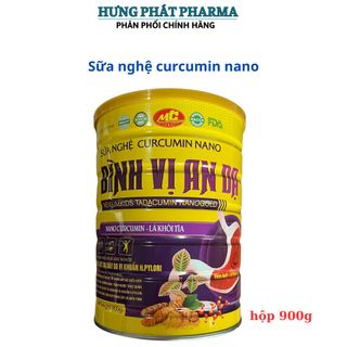 Sữa nano CURCUMIN NANO BÌNH VỊ AN tốt cho người dạ dày , đại tràng( hộp 900g) giá sỉ