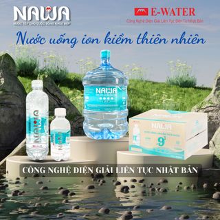 Nước uống ion kiềm thiên nhiên NAWA chai 500ml - Tốt cho đường ruột