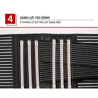 Đai lưng tập GYM có lò xo mềm hỗ trợ của thương hiệu chính hãng AOLIKES - AL7998