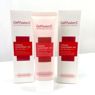 ￼Kem chống nắng Cell Fusion C Hồng  ( 50ML)Toning Sunscreen 100 SPF50+ PA +++Nâng Tông Cho Mọi Loại Da giá sỉ