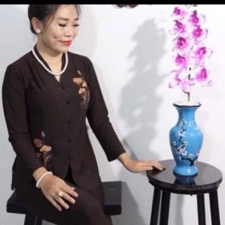 Đồ lam truyền thống- bà lai vải thun co dãn