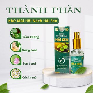Xịt Khử Mùi Hôi Nách Hải Sen Đánh Bay Mùi Cơ Thể