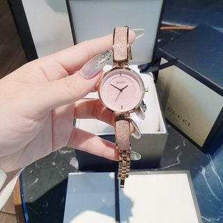 HOT SALE ĐỒNG HỒ NỮ CAO CẤP GU CII MẶT ĐÁ SỨ DÂY ĐÁ BLING BLING 1