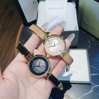 HOT SALE ĐỒNG HỒ NỮ CAO CẤP GU CII MẶT ĐÁ SỨ DÂY ĐÁ BLING BLING 1