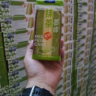 Bánh bông lan tam giác trà xanh thùng 2kg giá trực tiếp từ xưởng