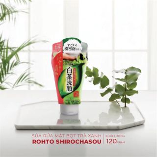 Sữa rửa mặt trà xanh Rohto Shirochasou Green Tea Foam