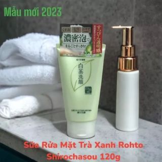 Sữa rửa mặt trà xanh Rohto Shirochasou Green Tea Foam