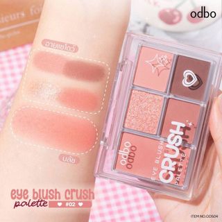 Bảng phấn mắt và má hồng ODBO Eye Blush CRUSH ODS04 - CHÍNH HÃNG