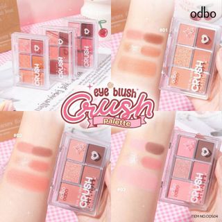 Bảng phấn mắt và má hồng ODBO Eye Blush CRUSH ODS04 - CHÍNH HÃNG