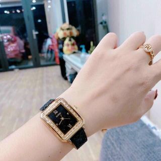 XẢ KHO ĐỒNG HỒ NỮ THỜI TRANG GUE S CHIPU DÂY DA KIM TUYẾN 2