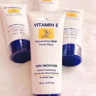 Sữa rửa mặt Vitamin E Thái Lan Diệt khuẩn, ngừa mụn, làm sạch chất nhờn dư thừa, Chiết xuất vitamin E làm trắng da và làm da căng mịn.