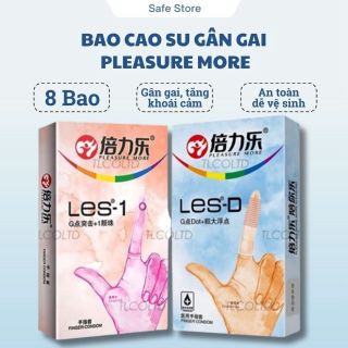 Bao cao su ngón tay Les hộp hồng