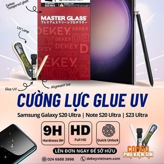 Cường lực trong suốt UV dành cho Samsung S23 Ultra/ S22 Ultra / Note 20 Ultra