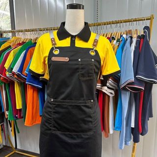 in logo tạp dề lấy ngay  -Tạp dề dáng dài phối khoen Nhã Sơn - Tạp dề đồng phục giá sỉ - Tạp dề pha chế - Tạp dề salon tóc - Tạp dề nhân viên
