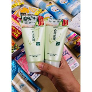 Sữa rửa mặt trà xanh Rohto Shirochasou Green Tea Foam 120g Nhật Bản