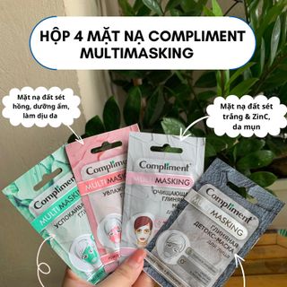 Sét 4 gói mặt nạ Compliment hàng nga