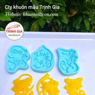 Khuôn silicone rau câu-Hình biểu tượng