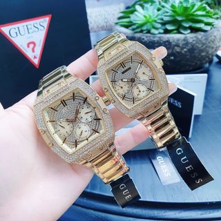 ĐỒNG HỒ NAM NỮ CAO CẤP GUE S MẶT CHỮ NHẬT FULL HỘT 2