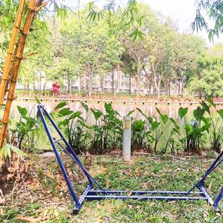 Khung võng vuông thép cao cấp sơn tĩnh điện