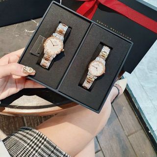 ĐỒNG HỒ NỮ CAO CẤP D.W LUMINE DÂY THÉP DEMI KÈM TEM KÍCH HOẠT BẢO HÀNH ĐIỆN TỬ