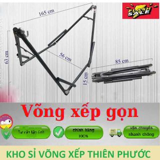 Khung võng xếp em bé thép cao cấp sơn tĩnh điện giá sỉ