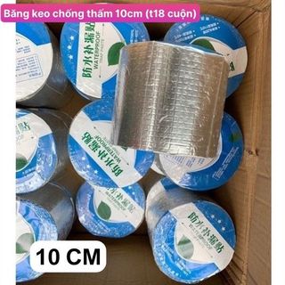 Băng keo chống thấm 10cm (Bán theo giá Thùng 18 cuộn) (11kg/thùng). giá sỉ