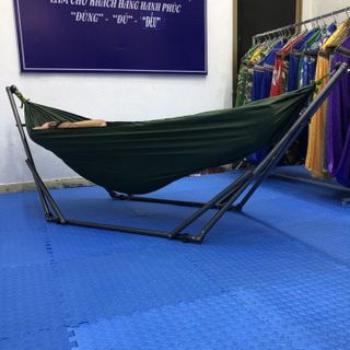 Võng dù POLO 2 lớp thoáng mát siêu dày, bền chắc