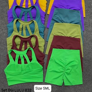 Kho mới về thêm 1 siêu phẩm mới của nhà LuLu 832 - Chất thun lạnh, sẵn mút , set thể thao nữ quảng châu